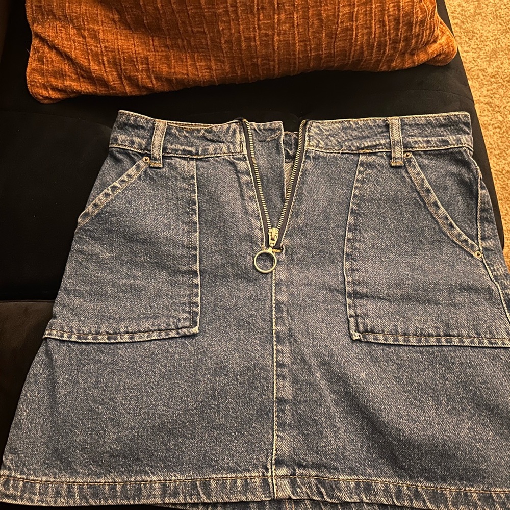 Denim Mini Skirt